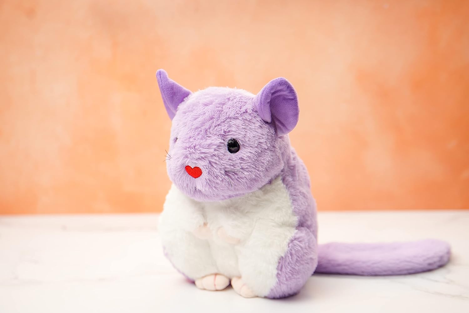 Juguete de peluche de Chinchilla de 9 pulgadas (morado) Exclusivo