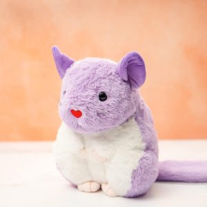 Juguete de peluche de Chinchilla de 9 pulgadas (morado) Exclusivo Juguete de peluche de Chinchilla de 9 pulgadas (morado) Exclusivo