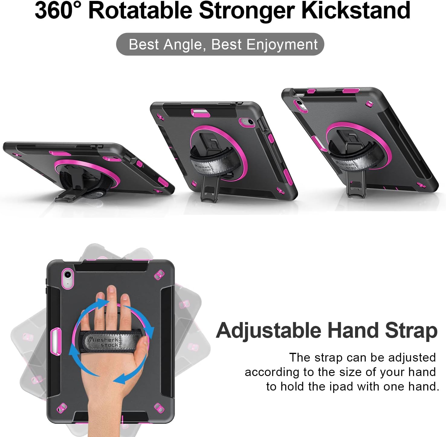 Miesherk – Funda para iPad de 10 generación 2022 funda resistente a prueba de golpes de grado militar para iPad de 10.9 pulgadas de 10.9 pulgadas