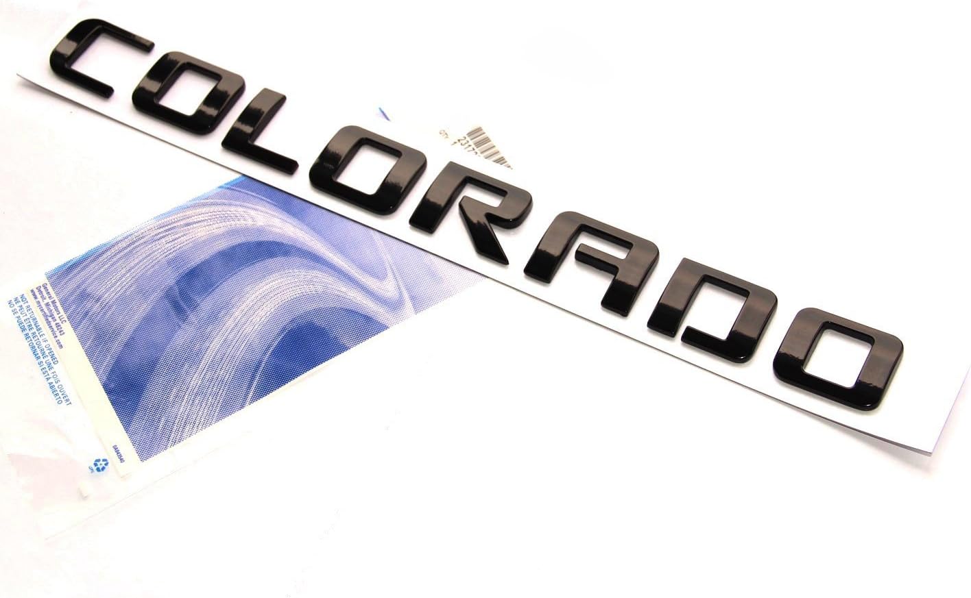3X OEM Negro Colorado Placa de identificación Emblema Aleación Letra Insignia para Brillante