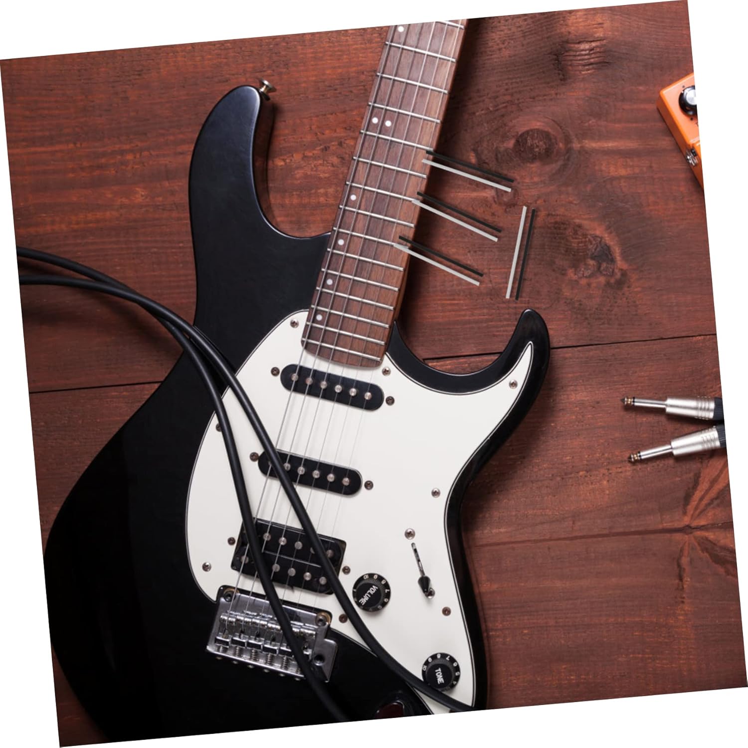 100 unids guitarra lado máquina guitarra lado punto componente guitarra trastes marcadores laterales accesorios parte guitarra pegatinas diapasón