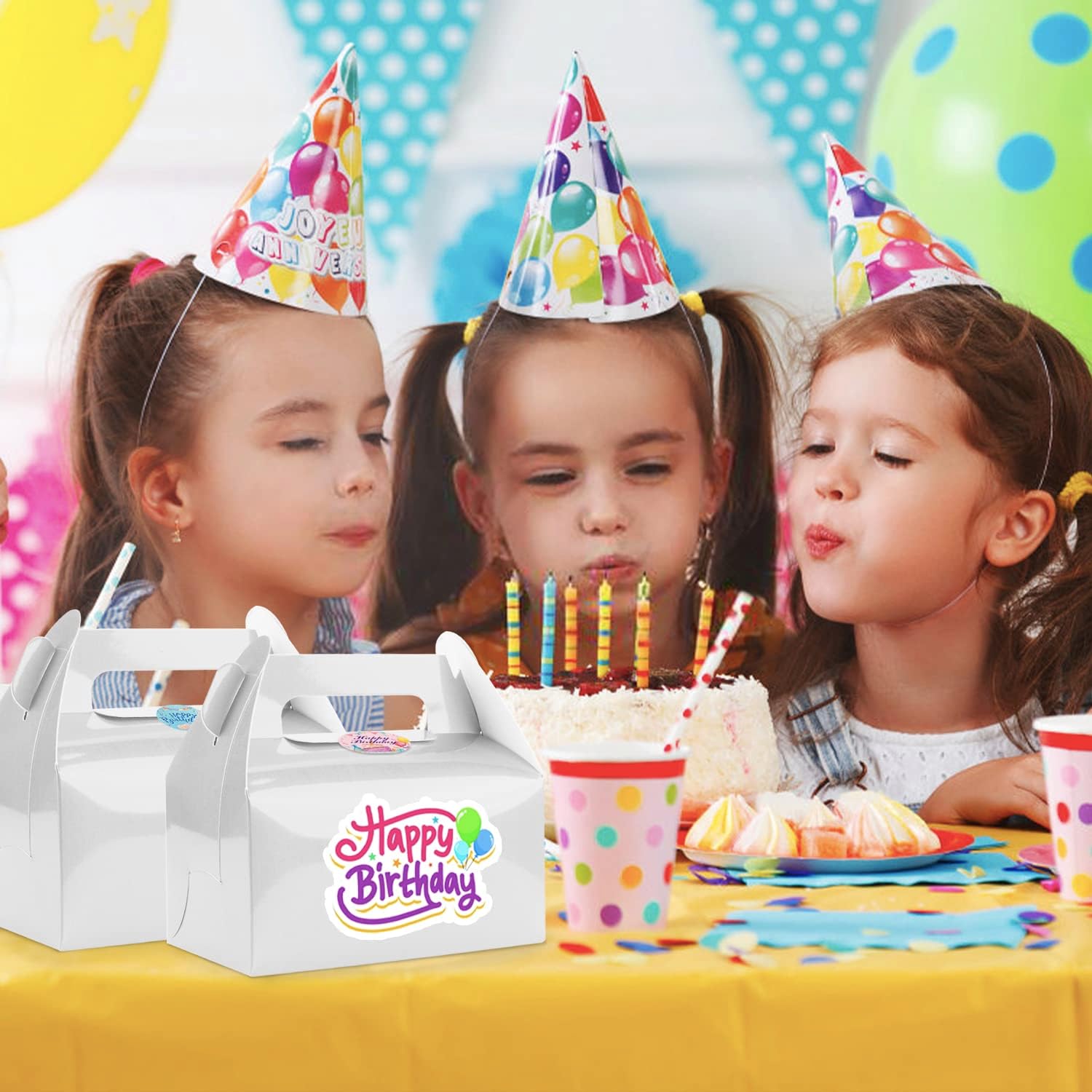Lainrrew 30 cajas de dulces a dos aguas, pequeñas cajas de regalos de fiesta de Navidad, caja de regalo de papel kraft para decoraciones de fiesta