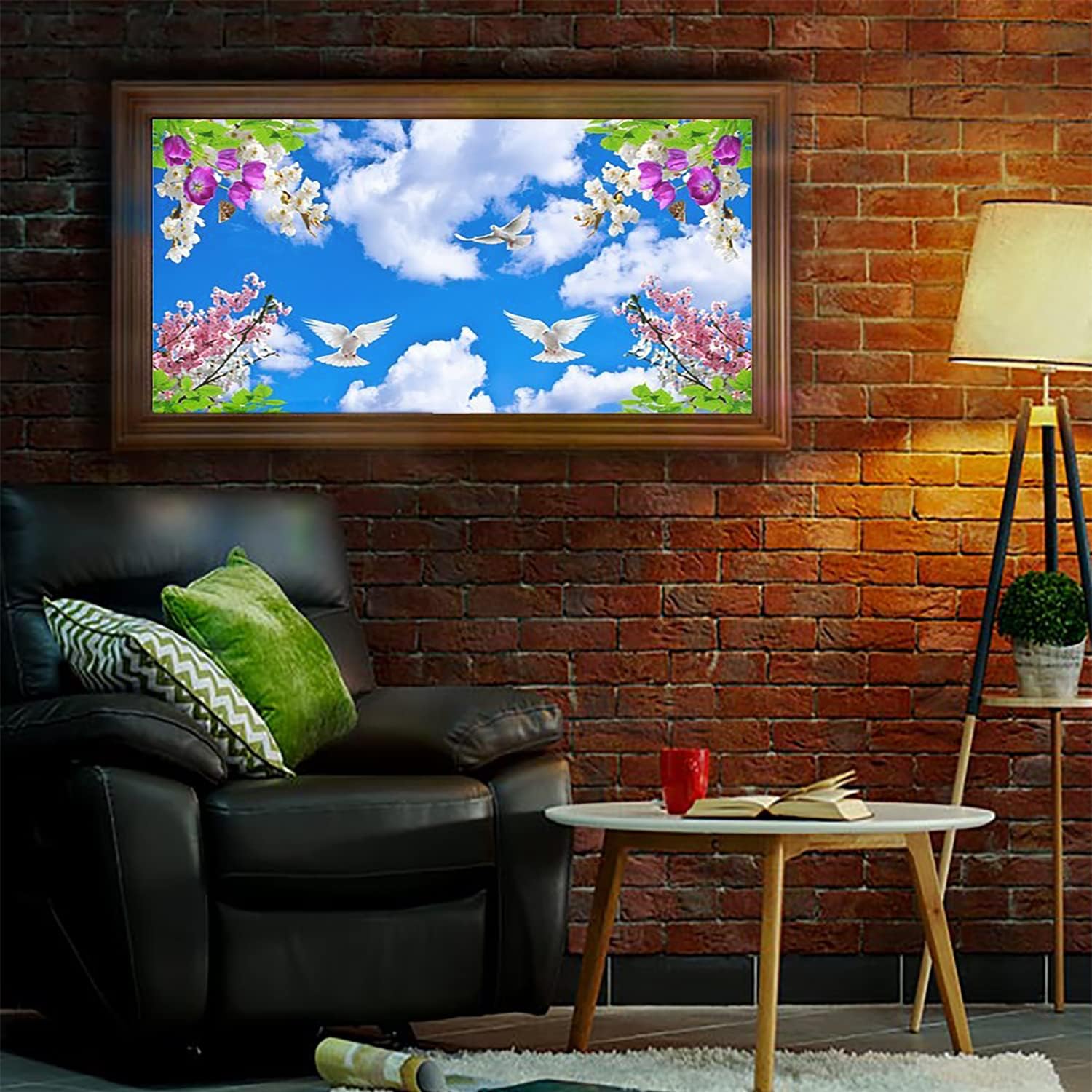 Cubiertas de luz fluorescente para decoración de oficina y aula, cielo y nubes, elimina el deslumbramiento intenso y los dolores de cabeza, filtro