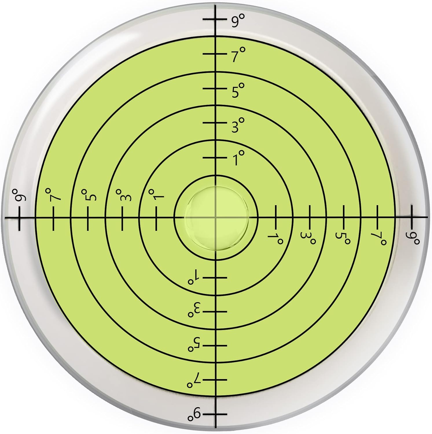 Golf Green Reader Pro Putt marcador de pelota de golf redondo Nivel de burbuja de alta precisión Golf Putting Aid Putting Green