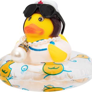 wonuu Decoración de pato de goma para automóvil, adorno para tablero de automóvil, accesorios de decoración de tablero de automóvil, con mini anillo wonuu Decoración de pato de goma para automóvil, adorno para tablero de automóvil, accesorios de decoración de tablero de automóvil, con mini anillo