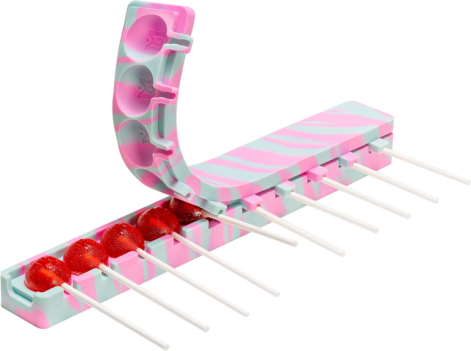 Magical Butter Machine Lollipop – Bandejas antiadherentes de silicona para caramelos duros de chocolate y jabones (multicolor)