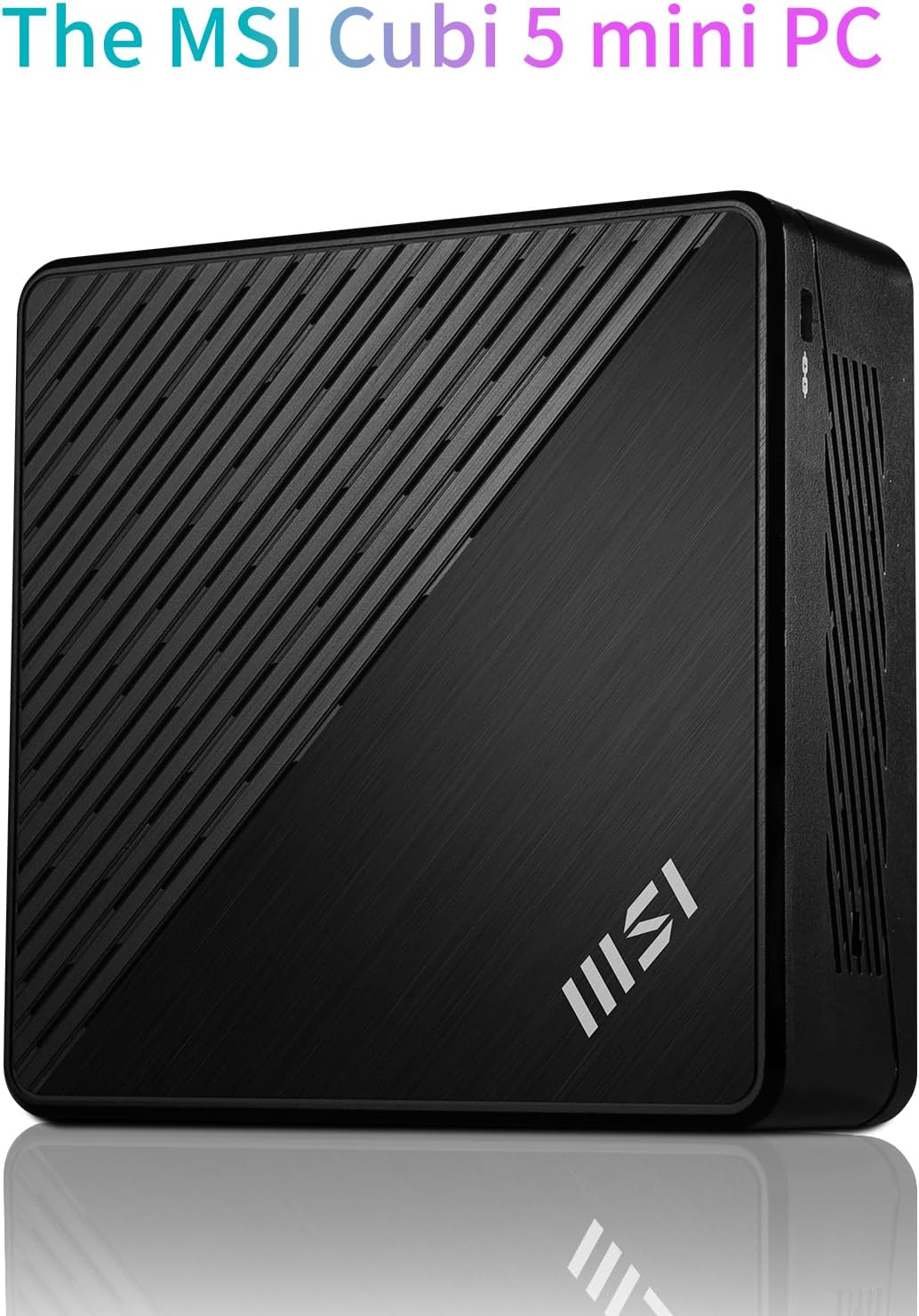 MSI Cubi 5 Mini PC profesional, procesador Intel i5-1235U de 12 generación (Beats Ryzen 7 5700U), 8 GB de RAM, SSD de 512 GB, Wi-Fi 6, Windows 11