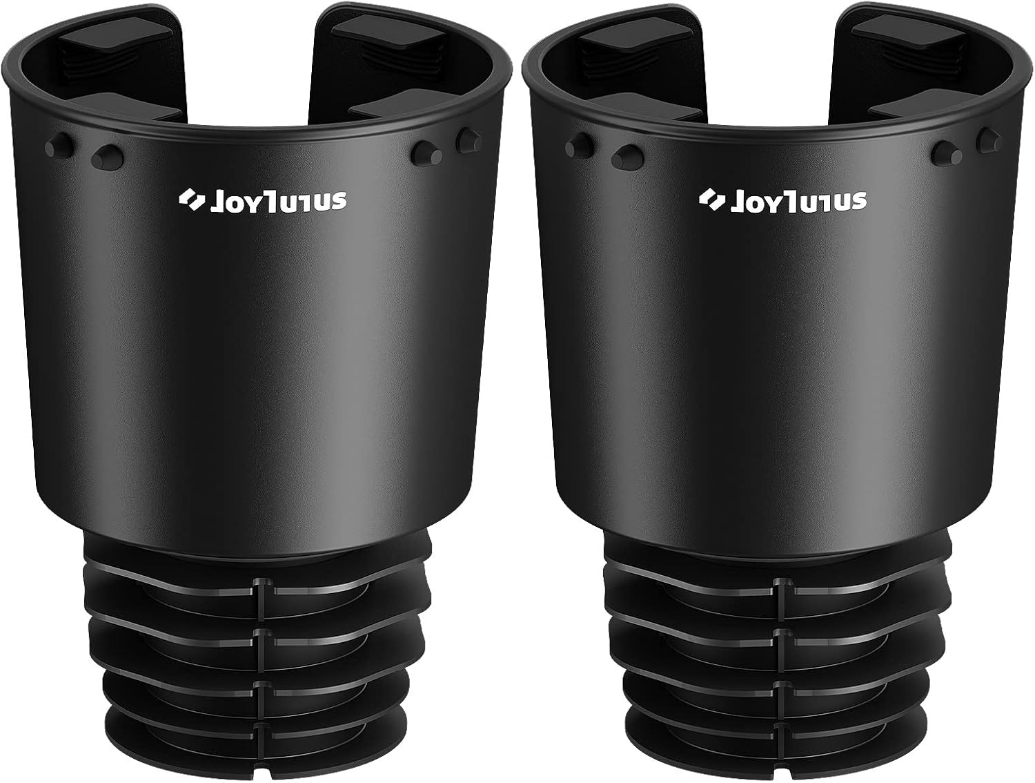 JOYTUTUS Paquete de 2 expansores de portavasos para automóvil con base desplazada, compatible con YETI, Hydro Flask, Nalgene, expansor de portavasos