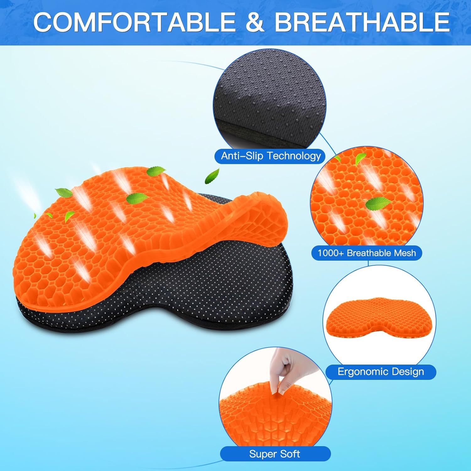 Cojín antideslizante para asiento de kayak, almohadilla de asiento gruesa para silla de kayak, cojín de asiento de deportes acuáticos, impermeable,