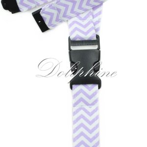 Wave escindidas tela cuello Chevron Lanyard con hebilla desmontable Wave escindidas tela cuello Chevron Lanyard con hebilla desmontable
