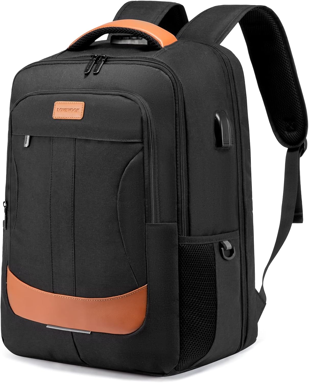 LOVEVOOK Mochila para computadora portátil para mujer, mochila de trabajo de viaje TSA antirrobo, mochila para computadora de negocios de 17