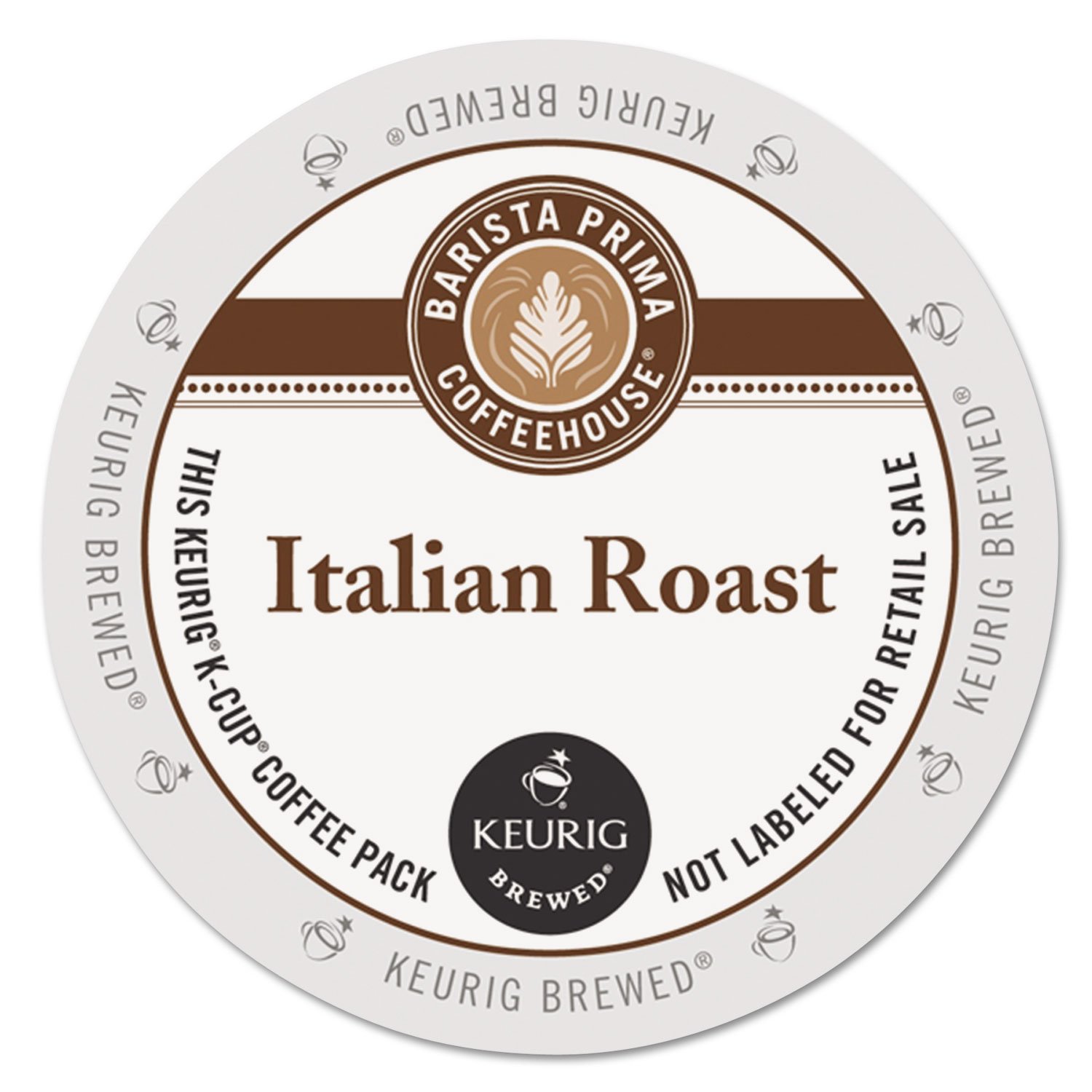 Porción de Café Barista Prima Coffeehouse, Italian Dark Roast, 24 Unidades de K-Cups para Máquinas Keurig