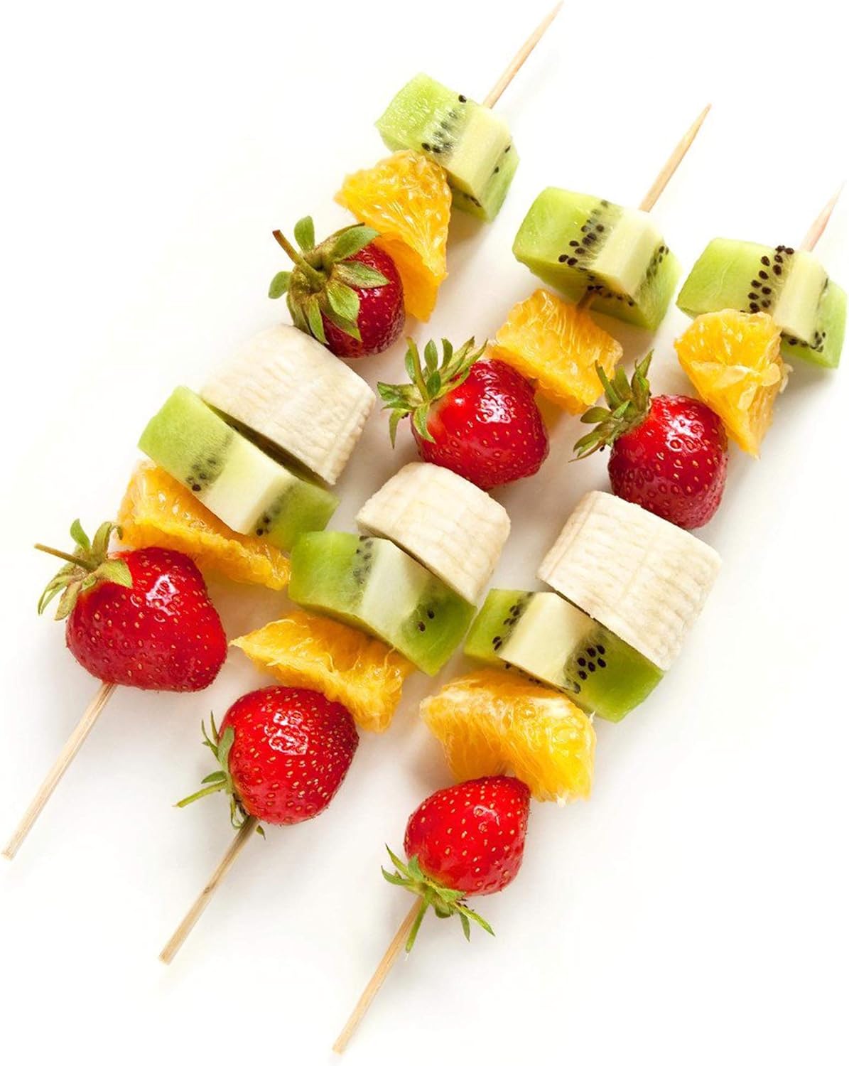 Paquete de 500 Brochetas de bambú de 10 pulgadas para barbacoa para Shish Kabob, fondue, satay, parrilla al aire libre, malvavisco, aperitivo,