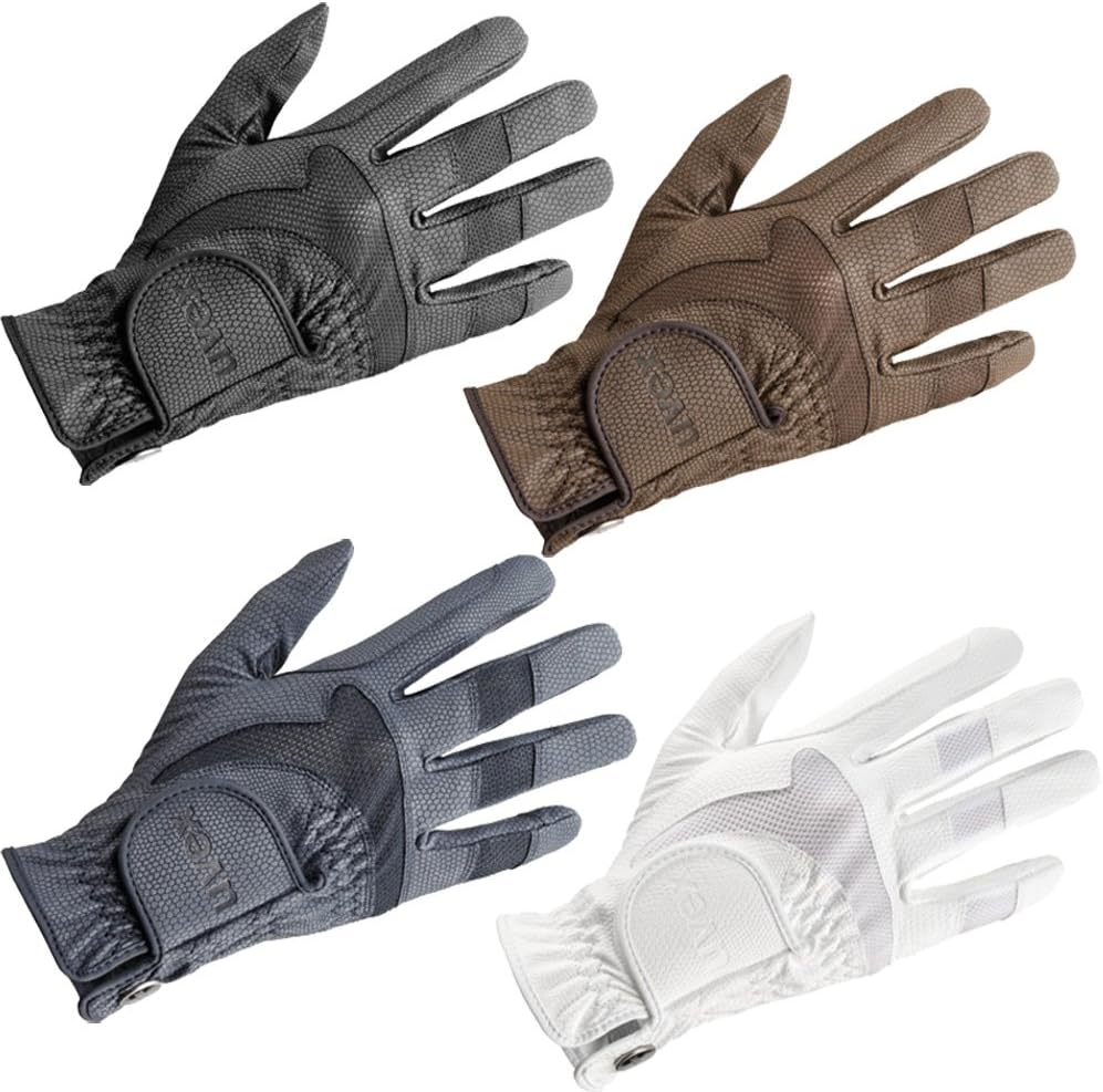 uvex i-Performance 2 – Guantes de equitación elásticos, transpirables y aptos para pantalla táctil, con durabilidad extrema para mujeres y hombres