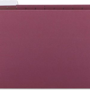 Smead 64073 Carpetas colgantes 15 pestaña 11 puntos Stock Letter Granate 25Box Smead 64073 Carpetas colgantes 15 pestaña 11 puntos Stock Letter Granate 25Box