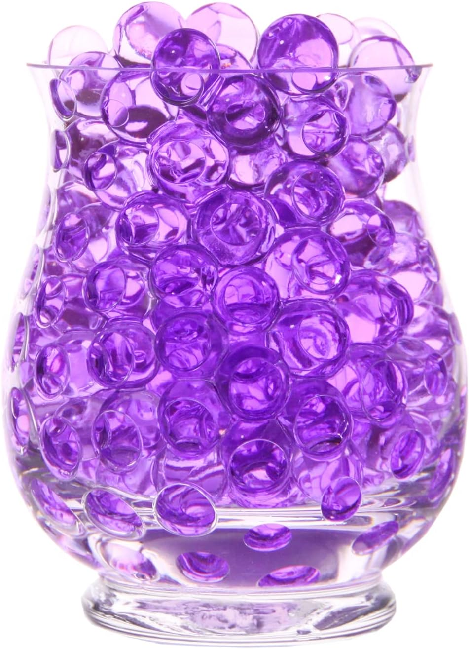 PMLAND 45000 piezas de cuentas de agua para relleno de jarrón, gel de cristal para decoración del hogar, centro de mesa de boda, plantas florales
