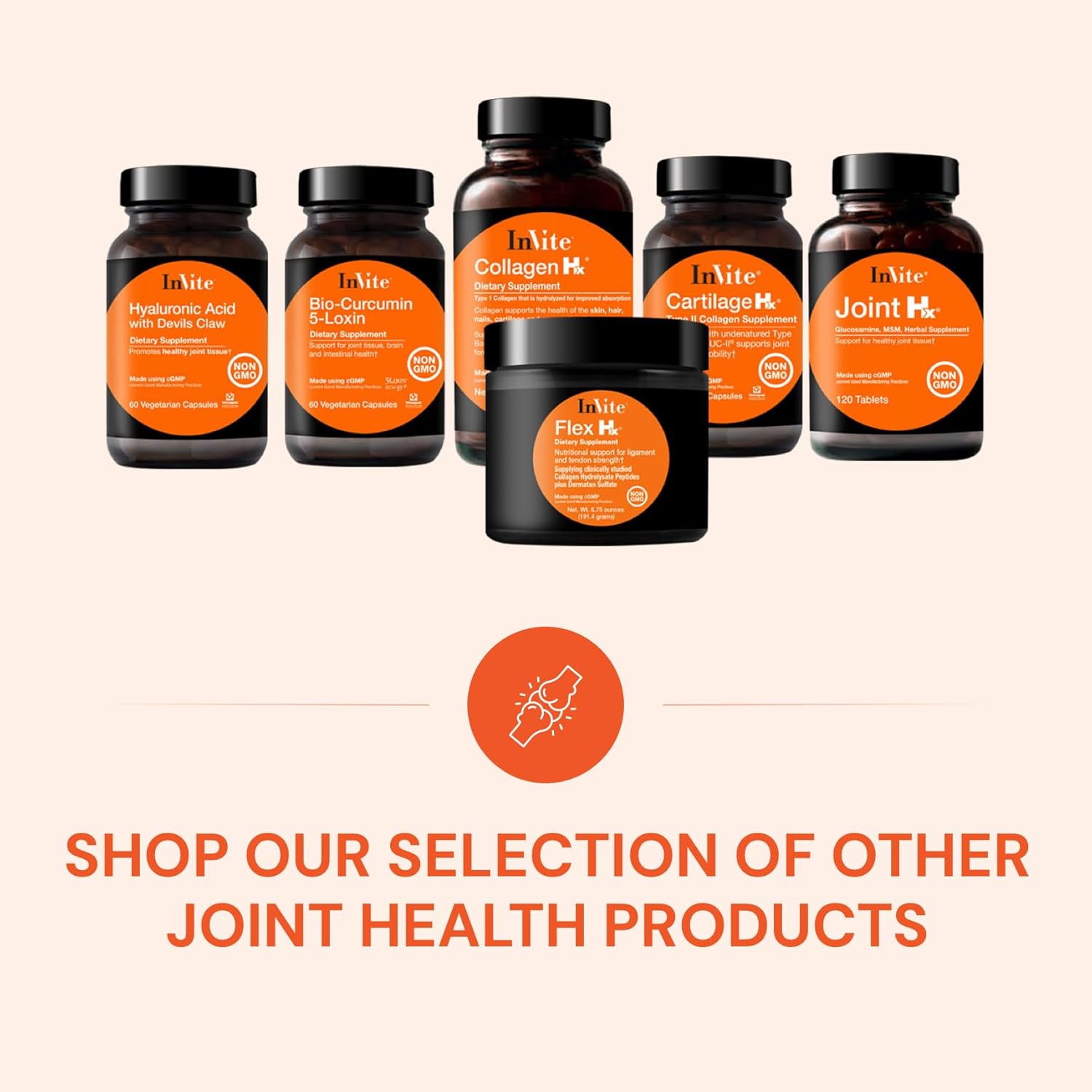 Invite Health Bio-curcumina y 5-loxina – Apoya la salud de las articulaciones, el cerebro y el intestino – Combinación altamente absorbible de