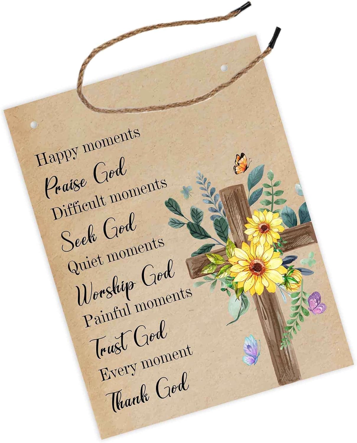 Placas cristianas para decoración de pared, regalos religiosos con las Escrituras para mujeres, regalos inspiradores con versículos de la Biblia y