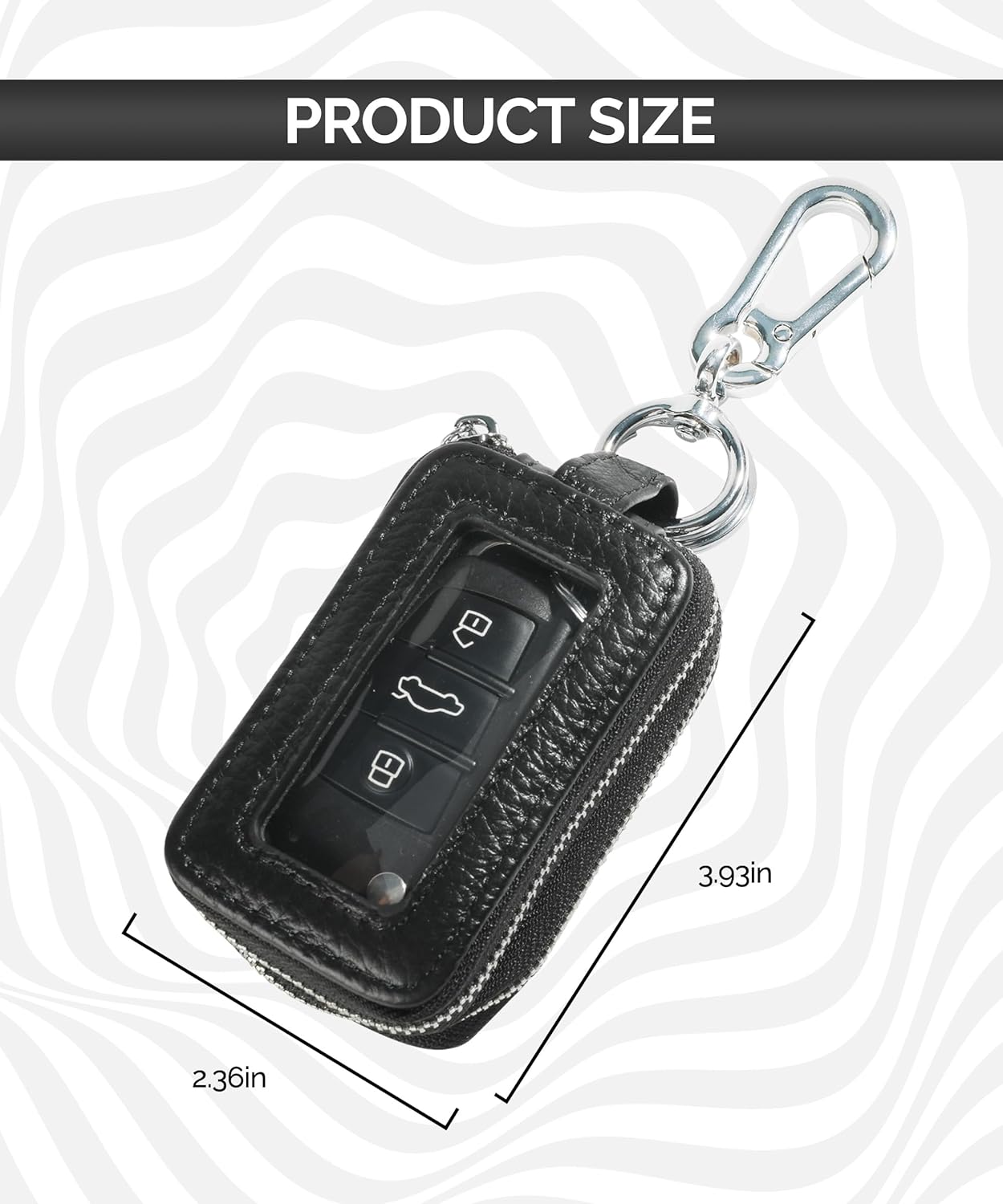 Funda para llavero, soporte de cuero para llavero, funda para llave inteligente, funda para llavero remoto, accesorios de automóvil, funda para