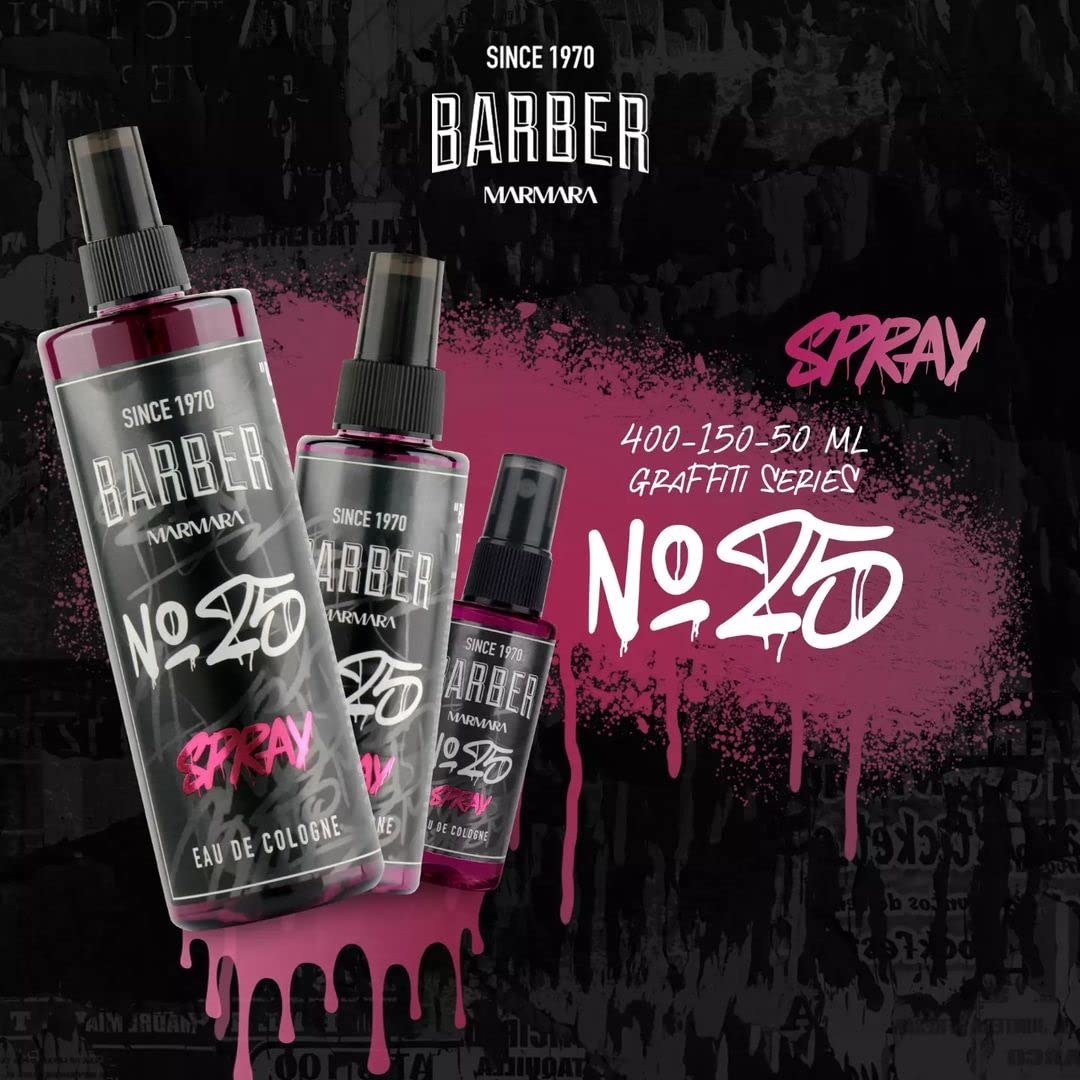 barber marmara Eau de Cologne Pump Spray para hombre Grafitti After Shave Fragancia para hombre Agua de afeitado Agua de afeitado Hombres Barbería