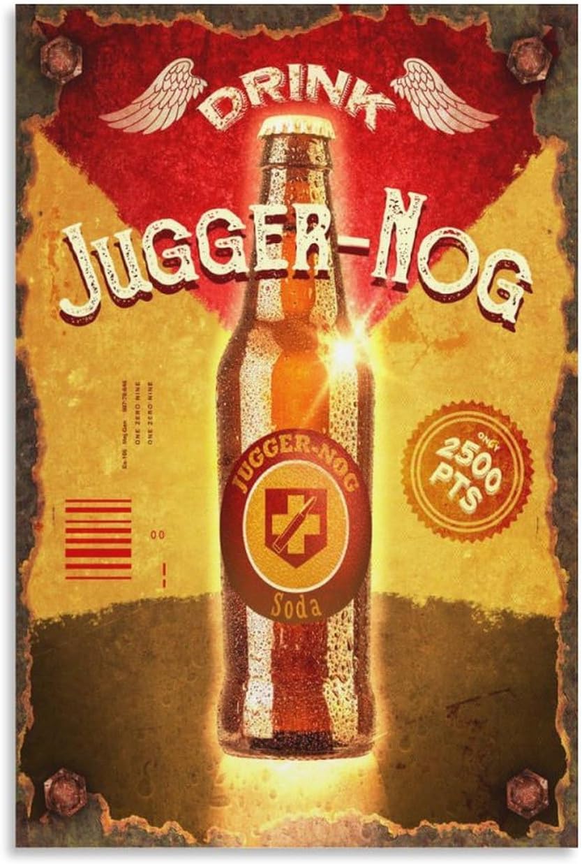 Juggernog – Lienzo decorativo para pared, para sala de estar, hogar, dormitorio, decoración, pintura, 16 x 24 pulgadas