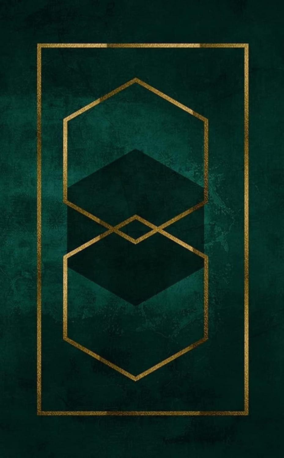 Alfombras abstractas de línea de arte verde dorado, alfombra retro ovalada ovalada geométrica suave lavable, alfombra de tapicería con respaldo