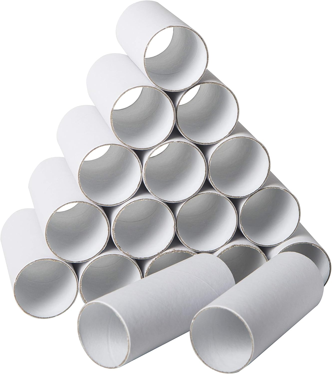 Paquete de 30 rollos para manualidades, tubos de cartón grueso para manualidades, tubos redondos de cartón, tubos para manualidades, tubos redondos
