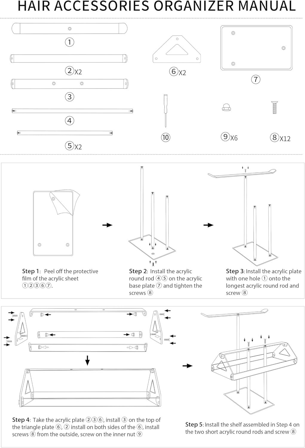 Soporte para la diadema, organizador de diadema, soporte para la diadema, organizador de accesorios para el cabello, estante de almacenamiento para