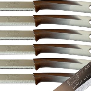 SMI – Juego de 6 cuchillos de pelar con borde dentado, cuchillo para verduras, cuchillo de frutas, cuchillo de cocina fabricado en Solingen Alemania SMI – Juego de 6 cuchillos de pelar con borde dentado, cuchillo para verduras, cuchillo de frutas, cuchillo de cocina fabricado en Solingen Alemania