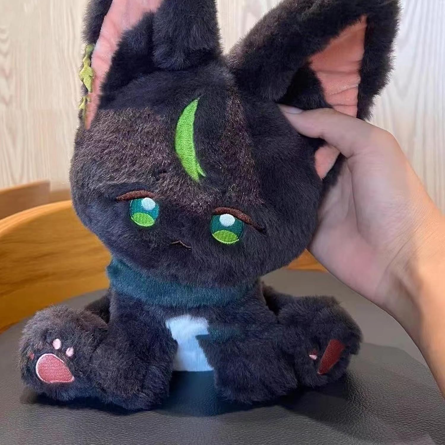 CALEMBOU Lindas almohadas de peluche de anime Tighnari Xiao, animal de peluche coleccionable para decoración del hogar de cumpleaños para los