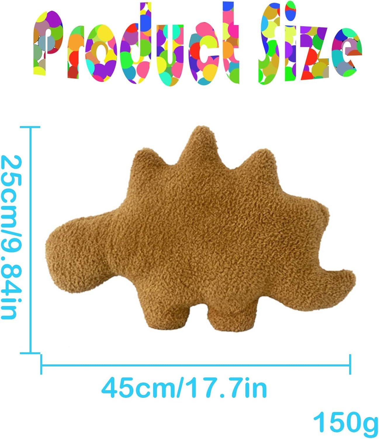 Almohada de peluche de pepita de dinosaurio, almohada de dinosaurio y pollo, decoración de fiesta temática de dinosaurio, juguete de peluche
