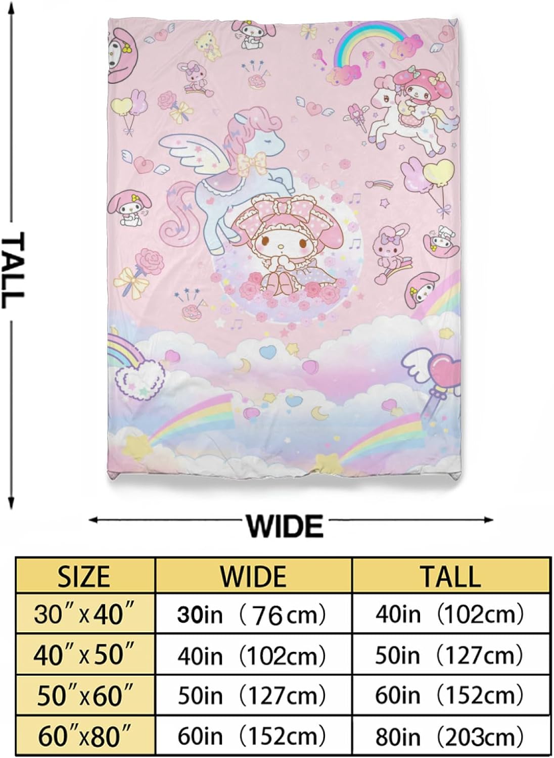 Manta de anime linda para niñas kawaii, color rosa, súper suave, ligera, acogedora felpa para picnic, viajes, sofá, cama, decoración para
