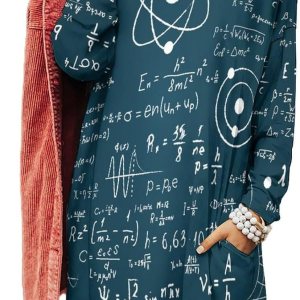 Physical Mathematics Science Formula Women’s Sweatshirts Long Sleeve Pullover Tees Tops Crewneck T Shirts with Pockets Physical Mathematics Science Formula Women’s Sweatshirts Long Sleeve Pullover Tees Tops Crewneck T Shirts with Pockets