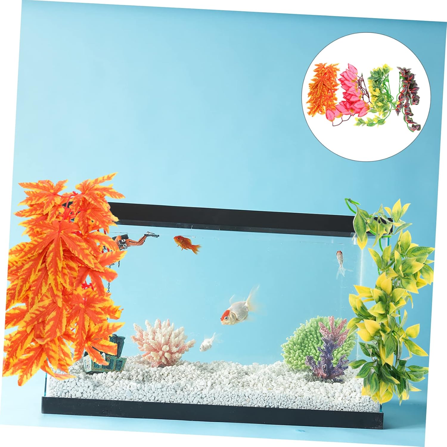4 unids reptil ratán paisajismo artificial acuario plantas acuario plantas subacuáticas escalada terrario planta reptisoil plantas artificiales
