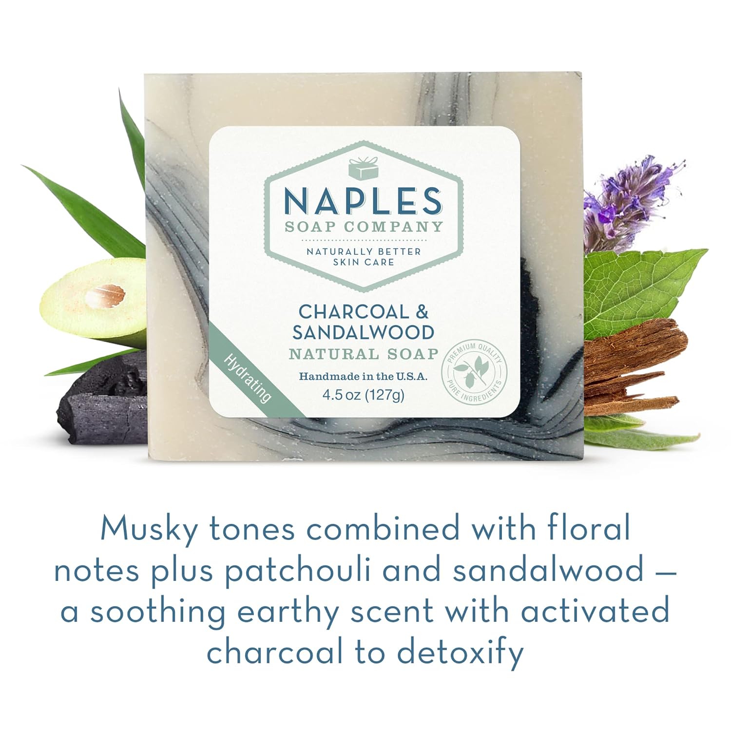 Naples Soap Company – Juego de regalo de manteca de karité natural y aceite de oliva, barras de jabón ricas en antioxidantes que hidratan