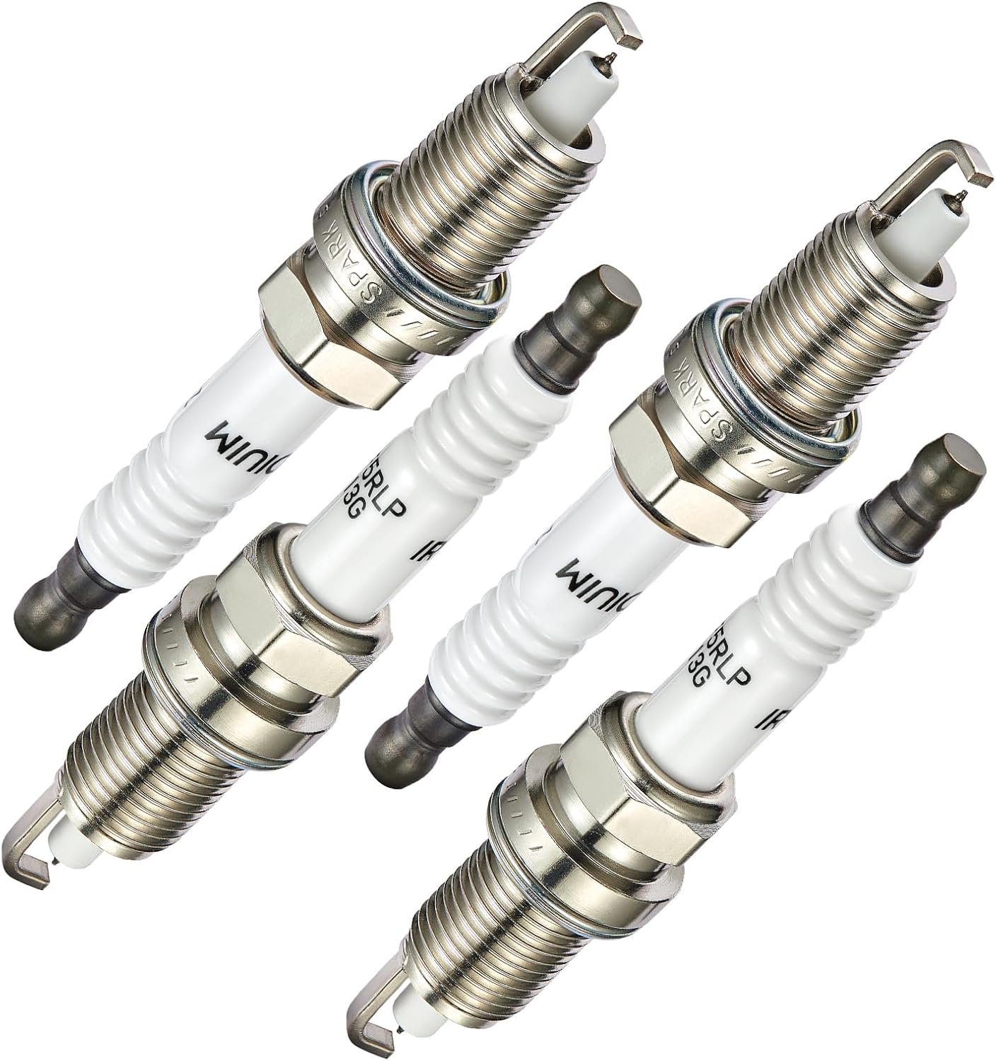 BDFHYK Juego de 4 bujías iridio compatibles con Acura Chrysler Dodge Honda Hyundai Isuzu Jeep, Kia Mazda Saturn 1.5L 1.6L 1.8L 2.0L 2.1L 2.2L 2.3L