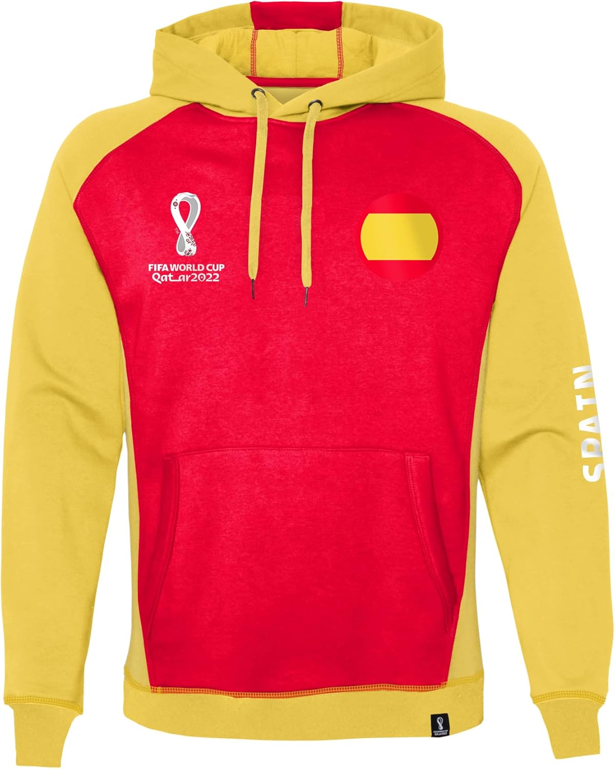 Outerstuff Sudadera con capucha de forro polar con tecnología raglán en contraste para hombre