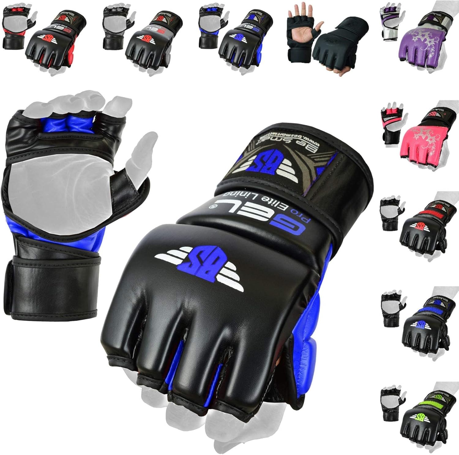 Guantes de MMA, guantes de kickboxing UFC, guantes de entrenamiento de MMA, equipo de entrenamiento de artes marciales mixtas, guantes de