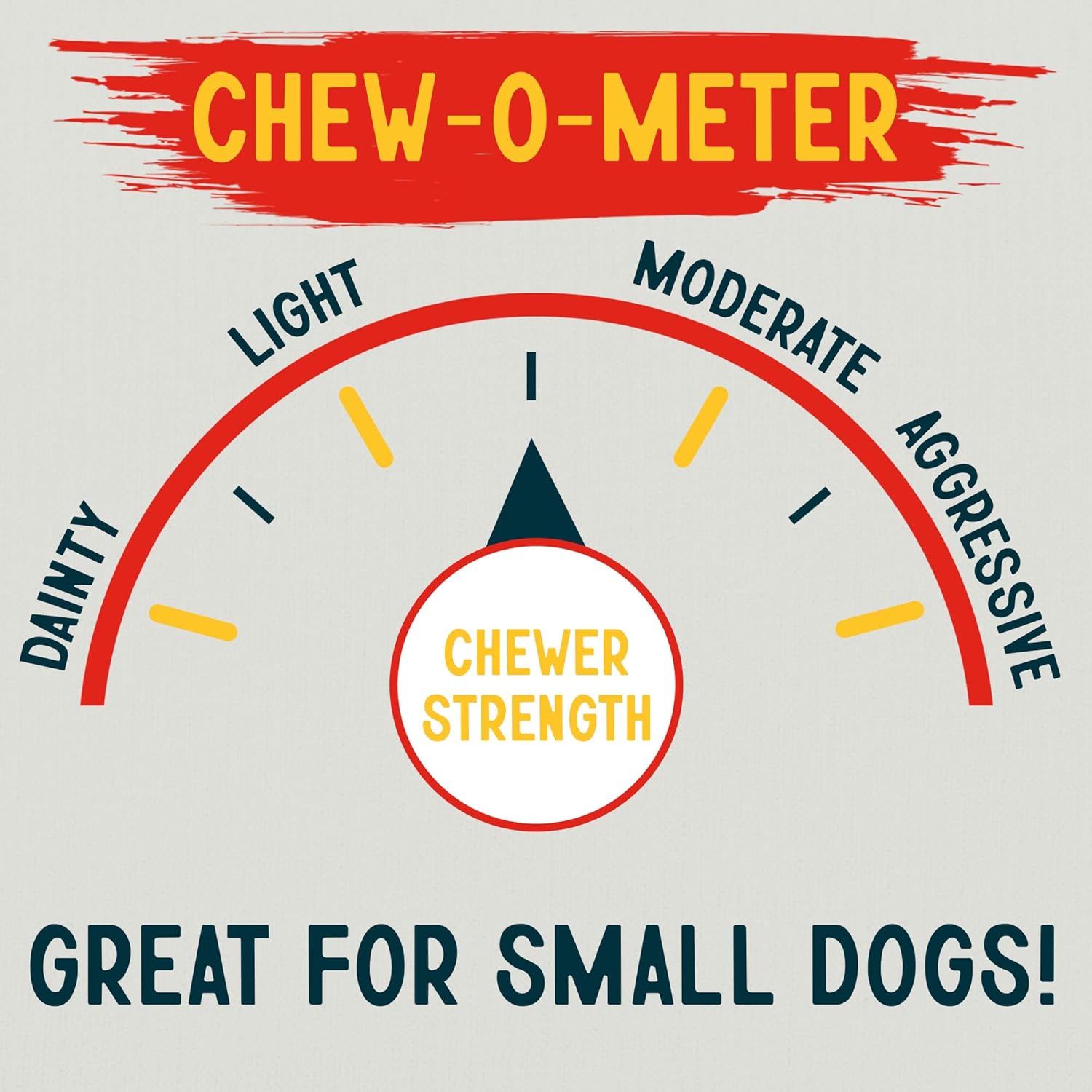 Canine Chews Mini huesos de cuero crudo anudados de 2-3 pulgadas para perros pequeños, golosinas naturales para perros masticables (paquete de 8)