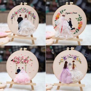 YIZUNNU Kit de bordado para principiantes adultos, principiantes, kit de bordado con patrones de instrucciones (idioma español no garantizado), YIZUNNU Kit de bordado para principiantes adultos, principiantes, kit de bordado con patrones de instrucciones (idioma español no garantizado),