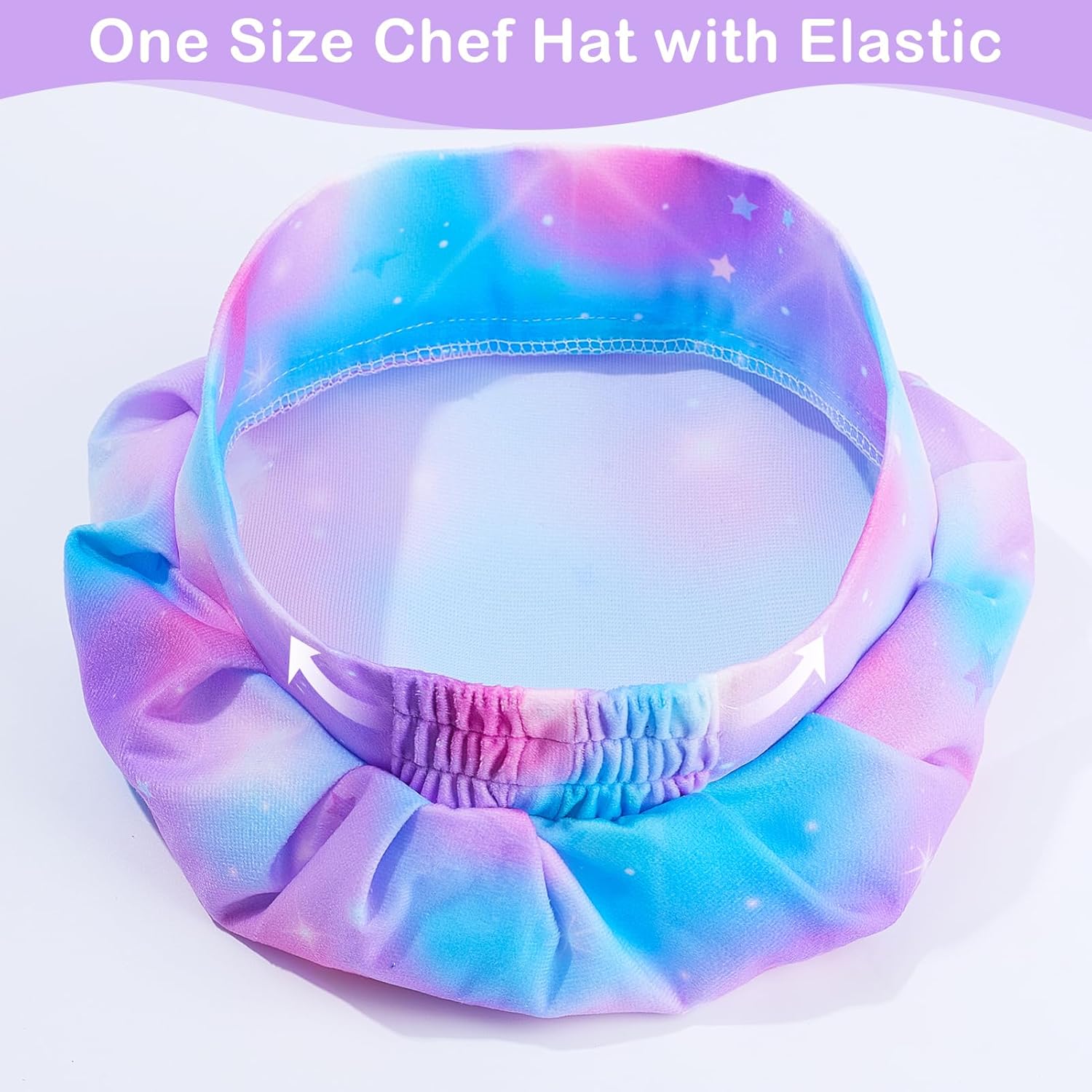 MHJY Juego de delantal y sombrero de chef para niños, para cocinar, hornear, pintar, bonito delantal para niñas pequeñas con bolsillos, color azul y