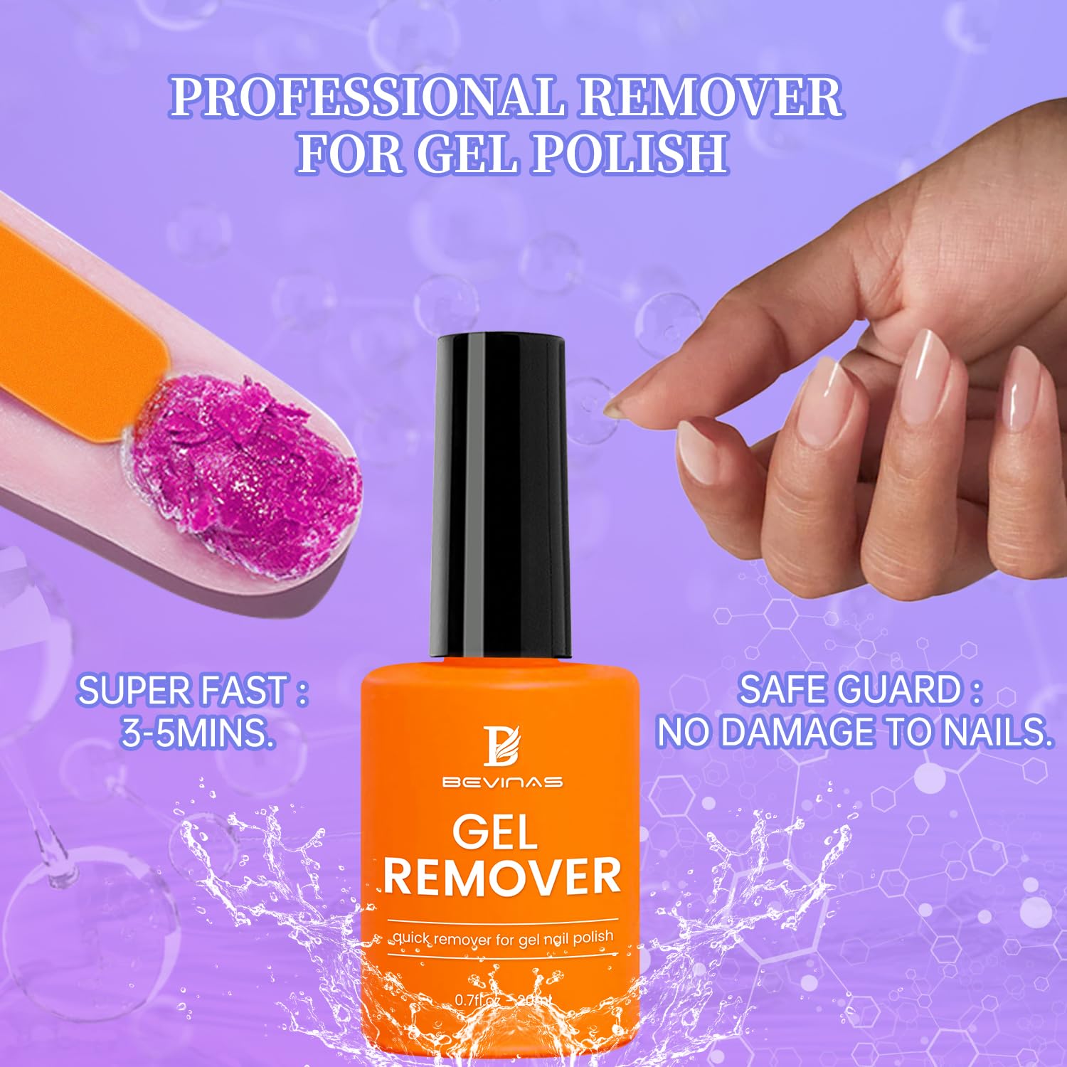 Removedor de gel y látex de uñas para uñas, removedor de esmalte de uñas, juego de removedor de esmalte de uñas, cinta de látex de gel y látex de