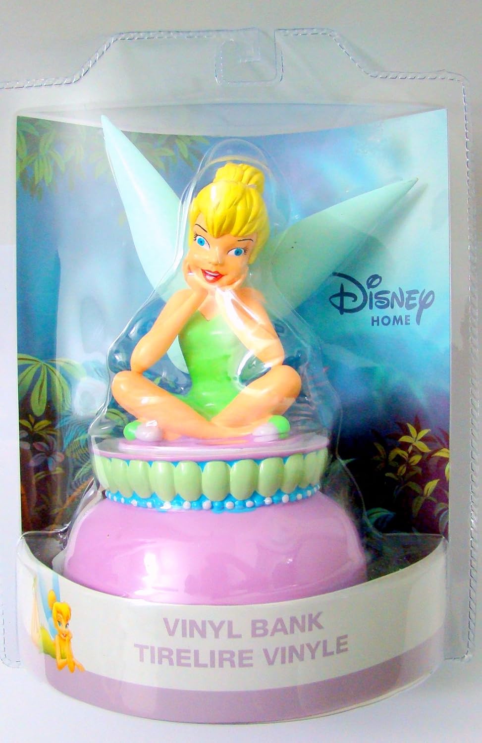 Disney Tinkerbell – Alcancía de 9 pulgadas de alto