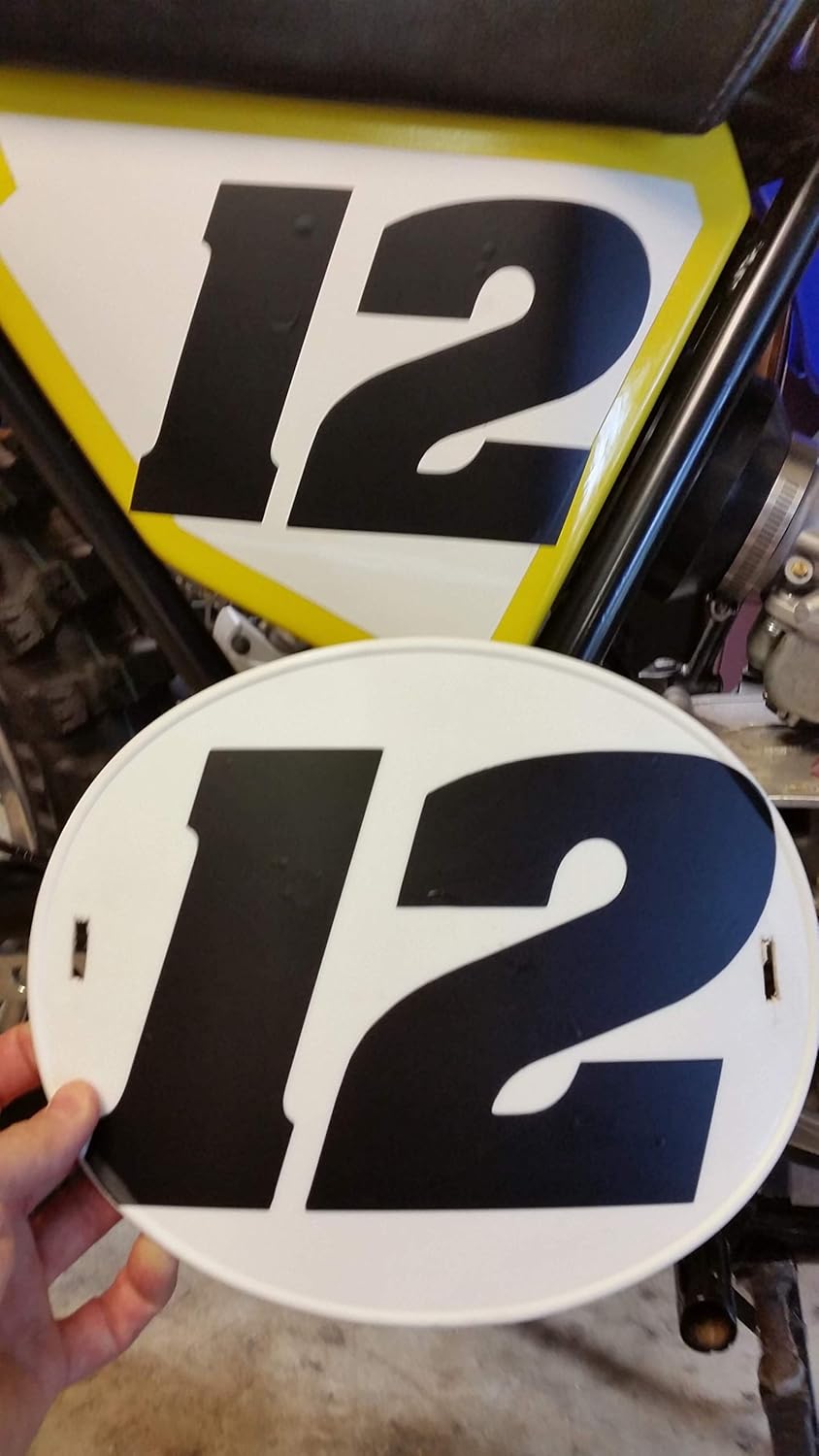 Racing Numbers Vinyl Decal Sticker 0200 – Plate Numbers Style 1