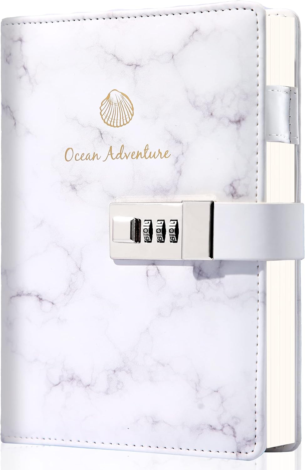 Diario con candado para mujer, diario con cerradura personal recargable, diario con bloqueo de cuero, cuaderno de escritura B6 para niñas, diario