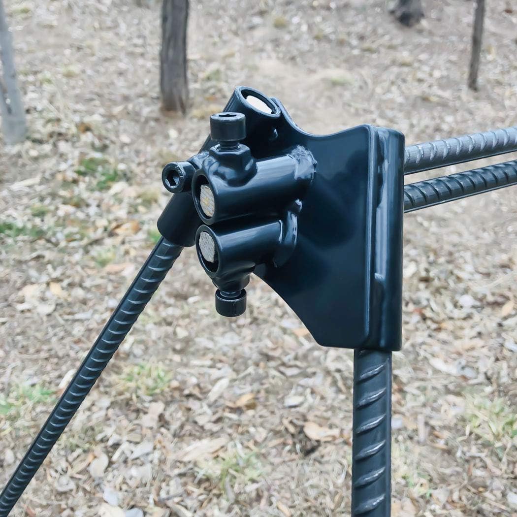 Highwild Kit de montaje de soporte de objetivo de refuerzo – para objetivos de tiro de acero AR500 juego completo colgante