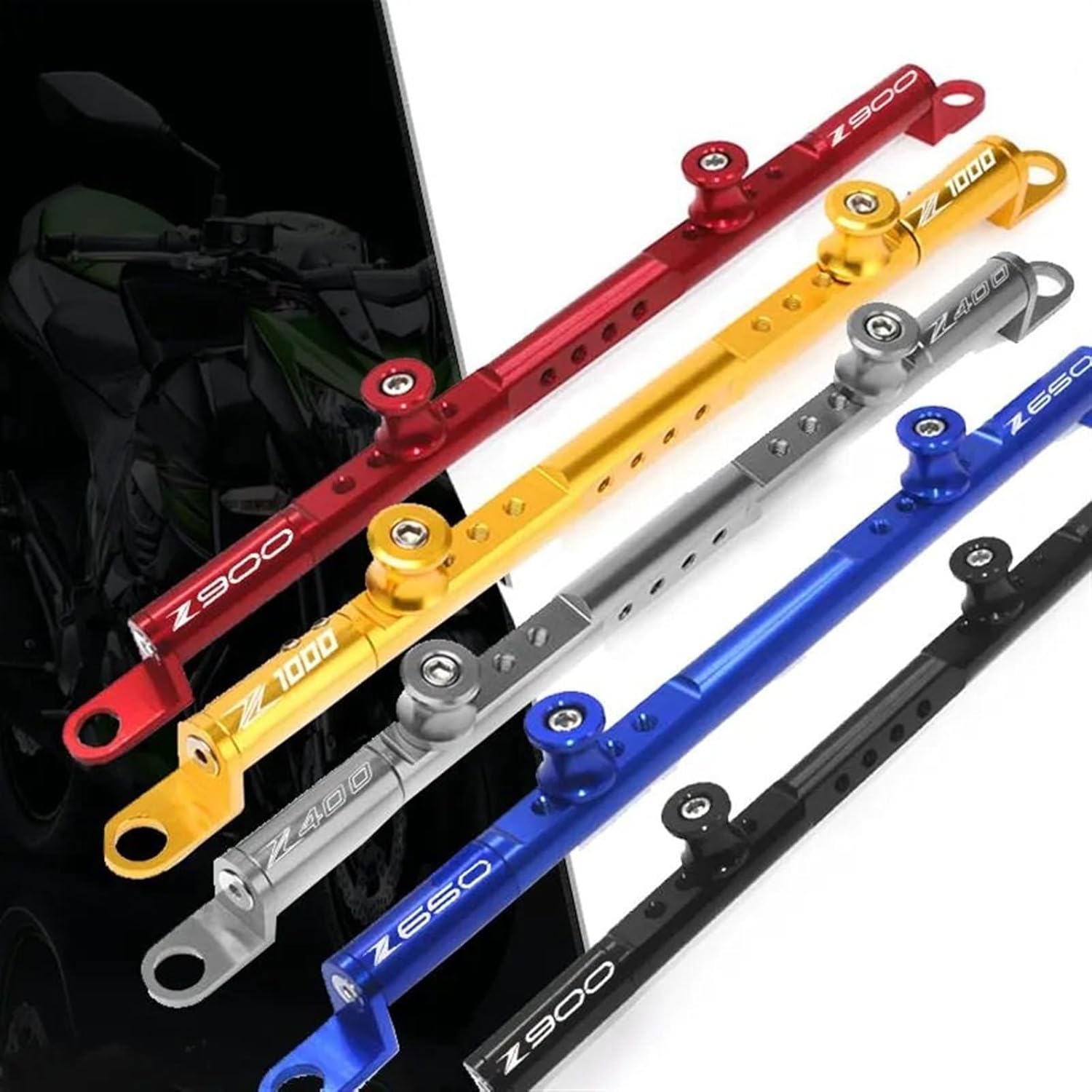 Para Kawasaki Z650 Z900 Z400 Z1000 Accesorios de motocicleta CNC motocicleta multifuncional barra transversal barra de equilibrio (color  Z900
