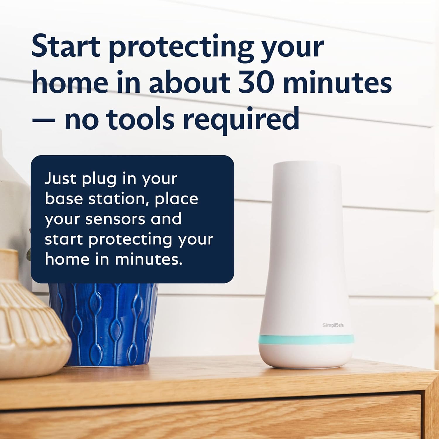 SimpliSafe Sistema de seguridad inalámbrico para el hogar de 11 piezas Gen 3 con cámara HD inalámbrica para interiores, monitoreo profesional 247