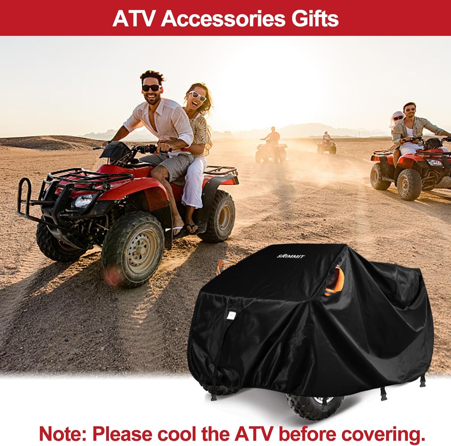 Cubierta mejorada para cuatrimoto, resistente al agua, para exteriores, para todo tipo de clima, apta para Kawasaki, Honda, Polaris, Yamaha, Arctic