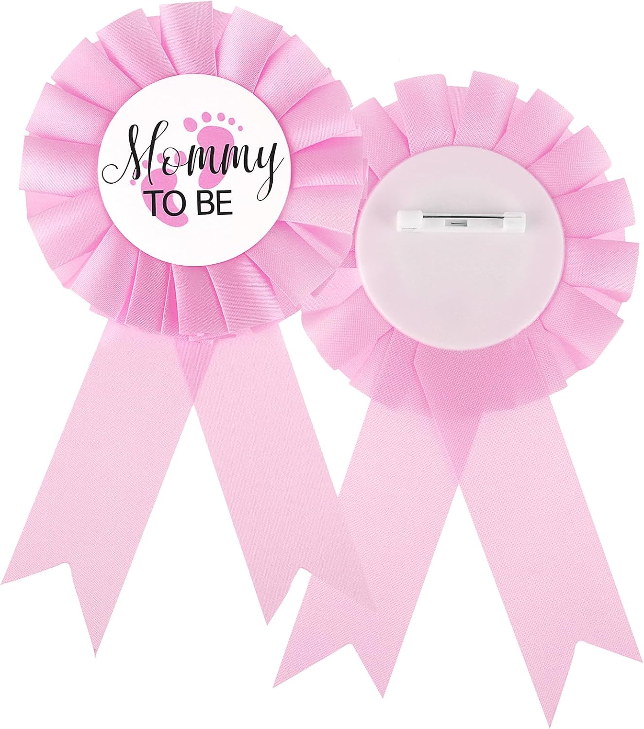 3 bandas para mamá a ser, banda para baby shower, para mamá a ser para mamá embarazada, decoración de baby shower (rosa)